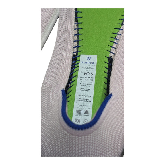 Rothy's Blush Knit Womens Size 9.5 The Point Chic Ballet‎ Flats Classic Shoes - Picture 5 of 6